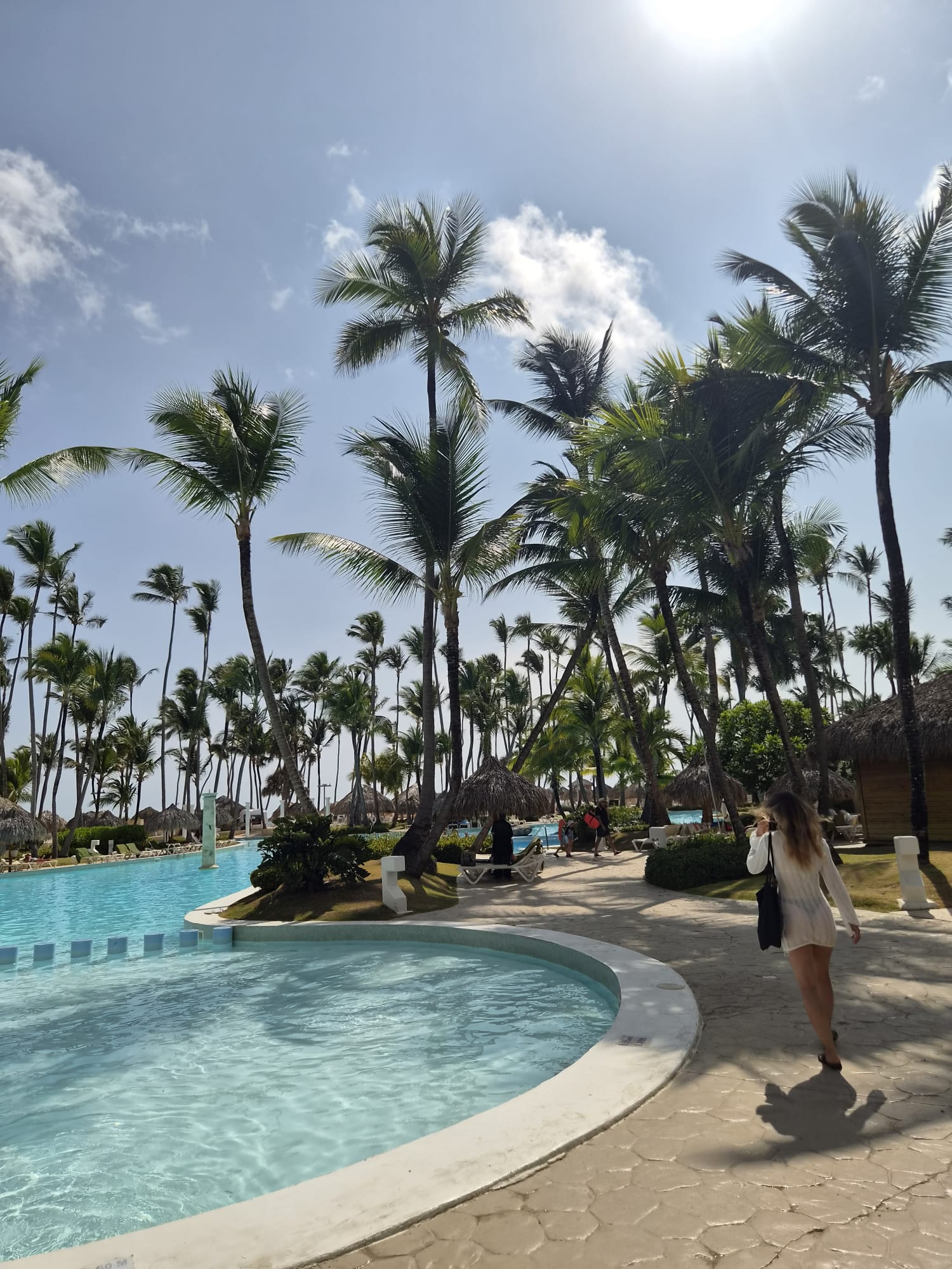 La piscine côté plage