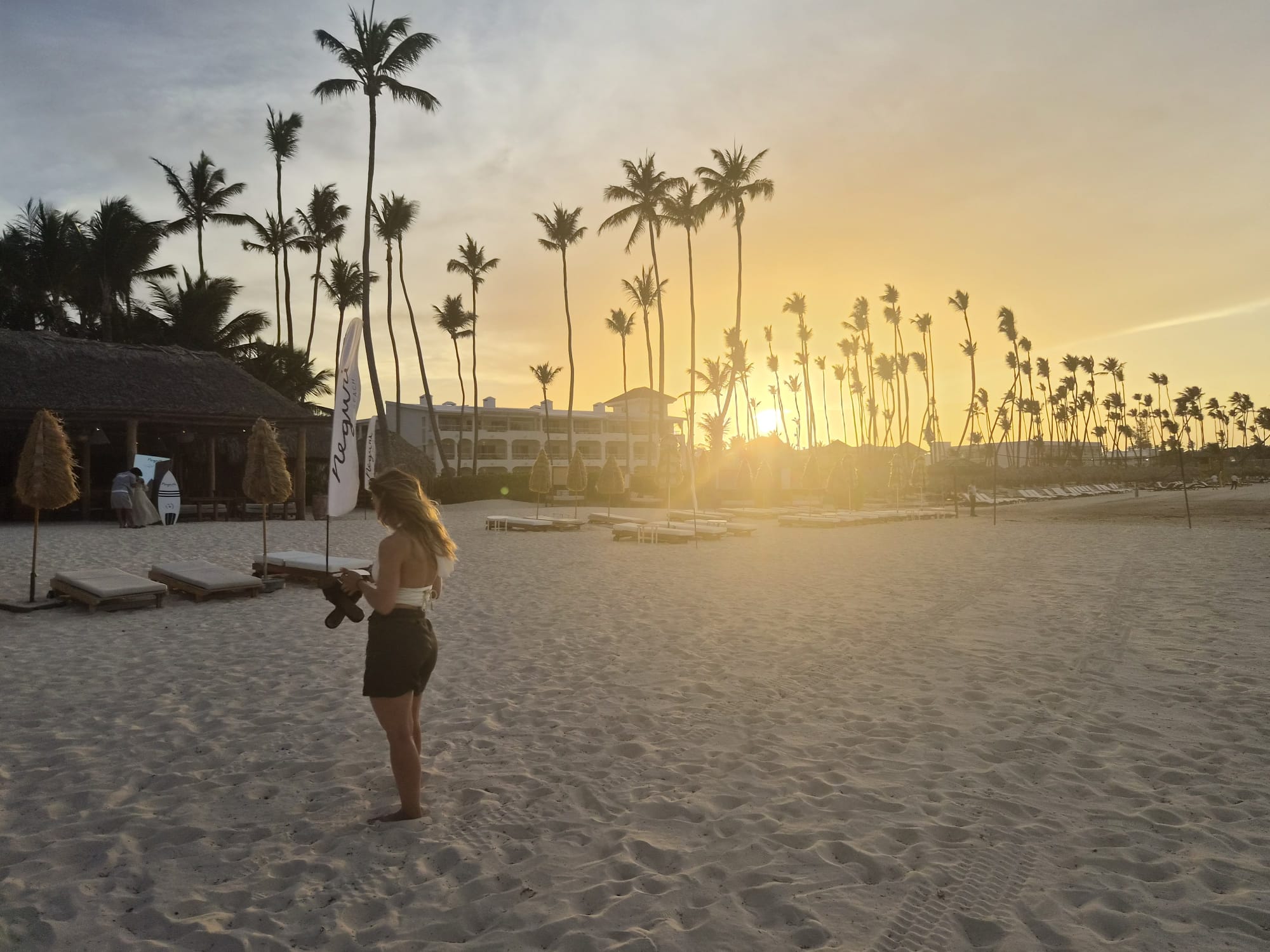 Coucher de soleil sur Bávaro