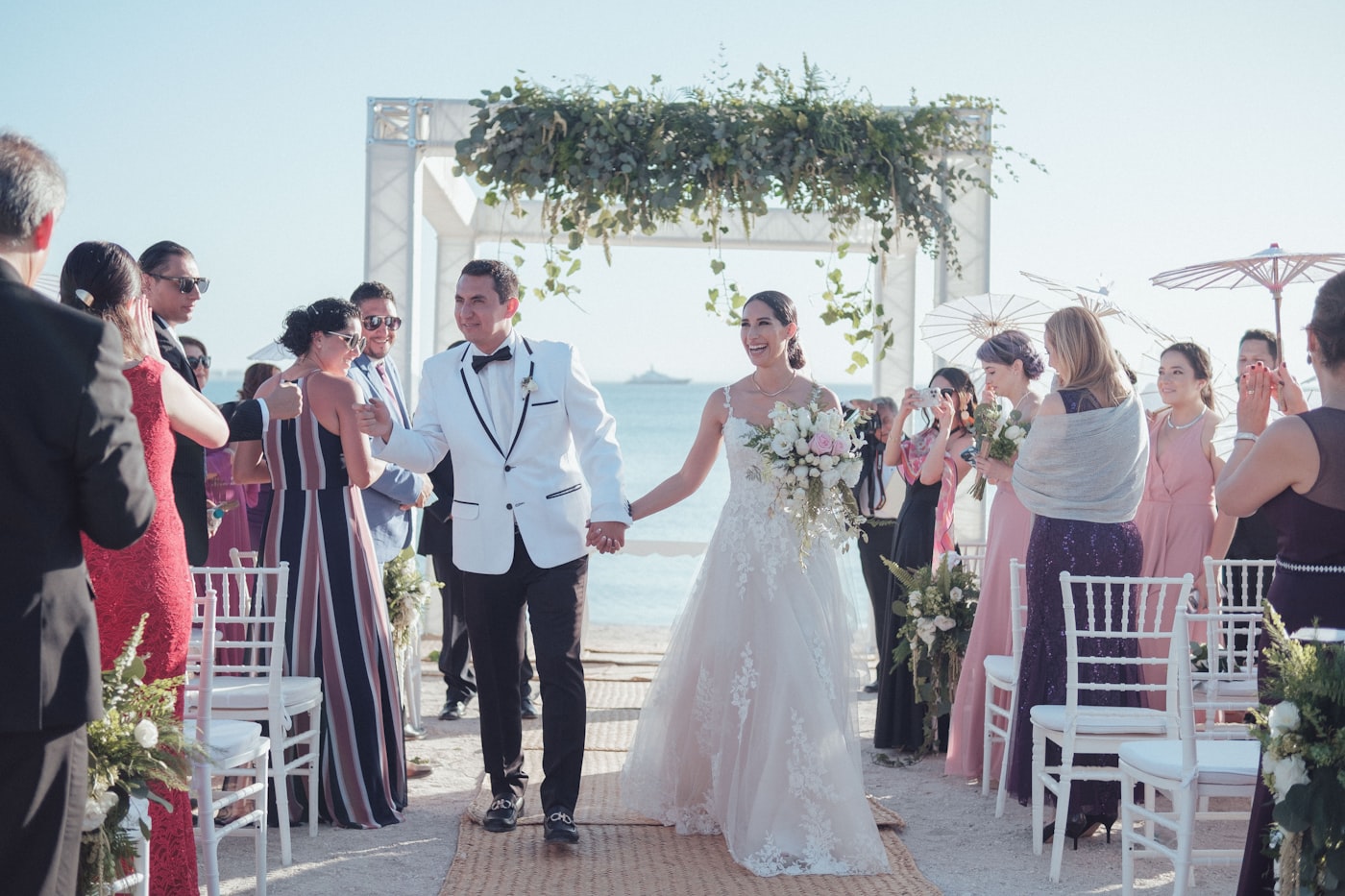 Cérémonie de mariage sur la plage